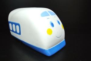 China Train Type Money Saving Box , Plastic Money Bank Lovely Style 5.5 Inch factory