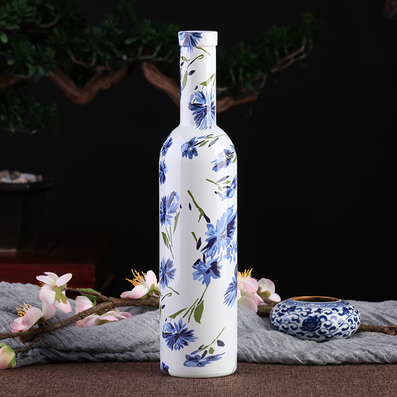 Clients' Specific Requirements Wood Pattern Style 75cl Glass Bottles for Wine and Beer