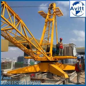 China QD80 Derrick Crane 8ton Load Lifting Building Materials Without Mast factory