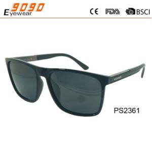 China New arrive and fashionable sunglasses ,made of plastic, suitable for men and women factory