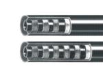 Rubber Covered Letone Hydraulic Hose Anti Aging Large Size