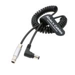 3 Pin Male To Right Angle DC Coiled Power Cable For Tilta Cameras