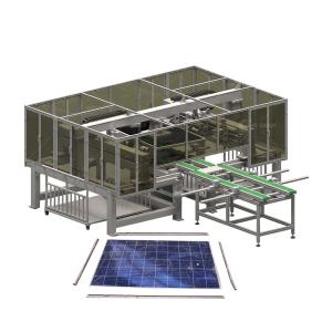 China 200-1000kg/h Capacity Solar Panel Recycling Line for Photovoltaic Panel Recovery factory