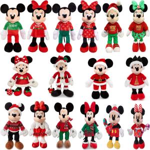 China Disney Christmas Minnie Mouse and Mickey mouse Soft Plush Toys factory