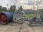 Cast Iron Fireproof Extractor Fan 900mm Impeller Exhaust Fan For Smoking Room