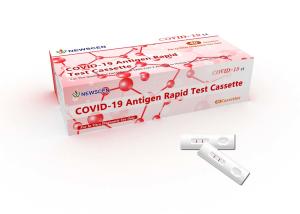 China FDA Home In Vitro Diagnostic 20min COVID 19 Test Kit factory