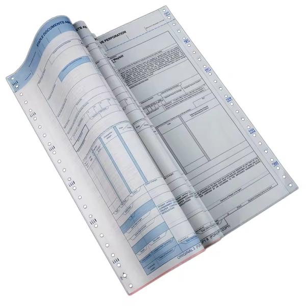 China Custom Printing Barcode Airway Bills Shipping DHL Waybills factory