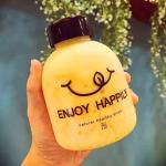 Pet Plastic Beverage Bottles Plastic Tamper Proof Cap Lemon Juice Bottle 400 Ml