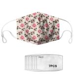 Antibacterial Floral Printed Reusable Face Mask
