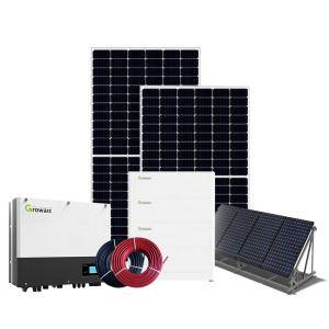 China 10kw Home Solar hybrid Energy Systems 4kw 5KW 6kw 7kw 8kw 10000kw Solar Panel Kit Power Generator factory