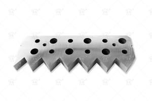 China D2 SKD11 Solid Double Shaft Shredder Blades Crusher Blade Knives factory