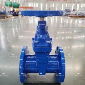 China Water Non Rising Stem Valve PN16 Ductile Iron Flanged Gate Valve factory