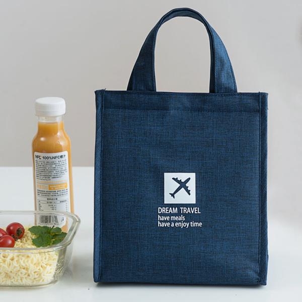 10cm×17cm×8.5cm Aluminium Foil Insulated Bag Heavy Duty Beach Delivery Cooler