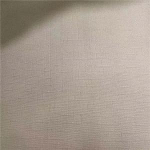 China Uniform 60 Cotton 40 Polyester Fabric Ripstop 20SX16S 0.5CMX0.5CM 220gsm 150cm PU Coated fabric factory