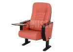 High Grade Church Auditorium Chairs Theater Seating With Wooden Writing Table