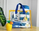 Fashion PVC Handbags Clothing Package , Beach Travelling PVC Swim Bag