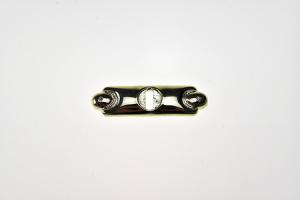 China Long Shaped Casket Hardware Coffin Bracket For Casket Screw Fastening factory