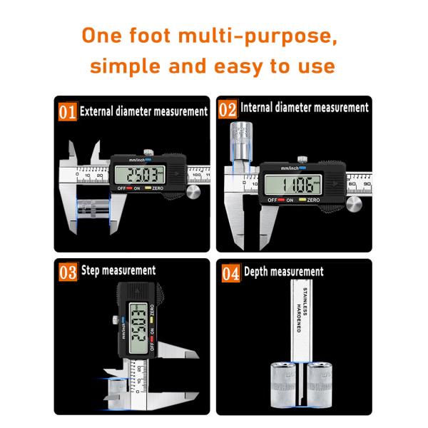 6 Inch 0-150mm Electronic Stainless Steel Digital Vernier Caliper