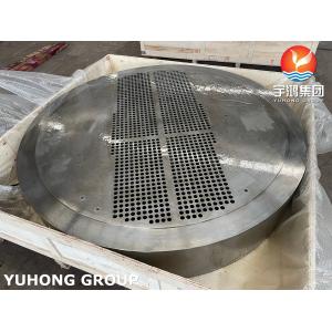China ASME SA336 F5 Tube Sheet For Heat Exchanger Application , 100% PT And UT factory