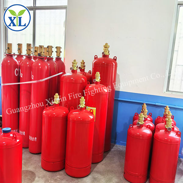 FM200 Gas Automatic Fire Extinguishing System Clean Gas For Substation Fire GQQ70-2.5-XL-005