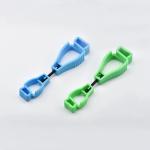 Plastic Glove Clip Green Printing Logo Interlock Glove Guard Clip