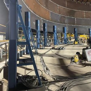 Mechanical Screw Jack System with 250KN Maximum Static Load 40-60mm/min Lifting