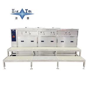 Customized Manual Ultrasonic Cleaner 40KW Ultra Cleaning Machine With Rinsing