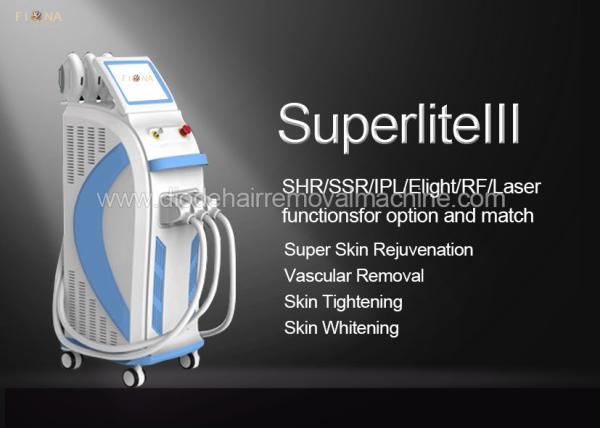 2 Screen OPT Multifunction Beauty Equipment Painfree RF Energy For Contours