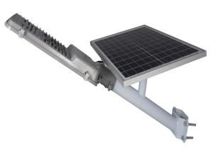 China Solar Light Street Lamp With Sensor 30w 50w / Commercial Solar Powered Parking Lot Lights factory