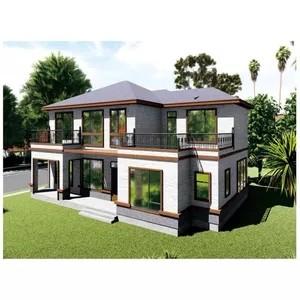Australia Standard Q550 Light Steel Structure Customized Prefab House Villa