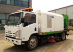 Tunnel And Bridge Washing Road Sweeper Truck 8tons With Washer