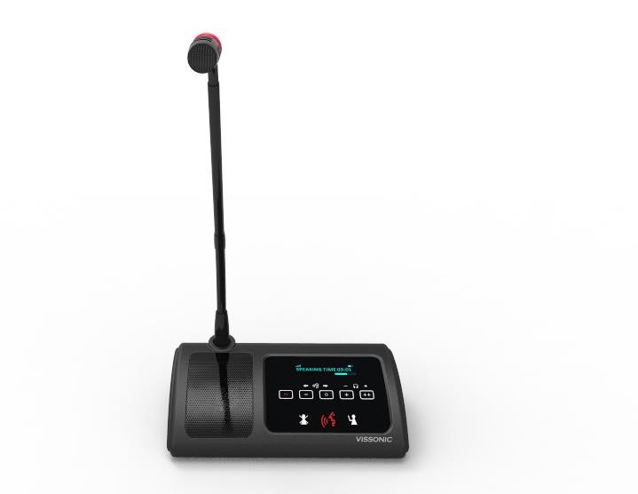 Digital Wireless Audio Conference System Voting / Interpretation Chairman Unit For Meeting