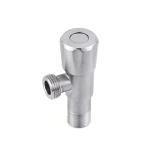 Customized Standard Sanitary Angle Valve 170g Brushed Iron