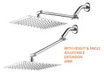 Home Depot Faucets 304 Stainless Steel Top Shower 10" Square Type
