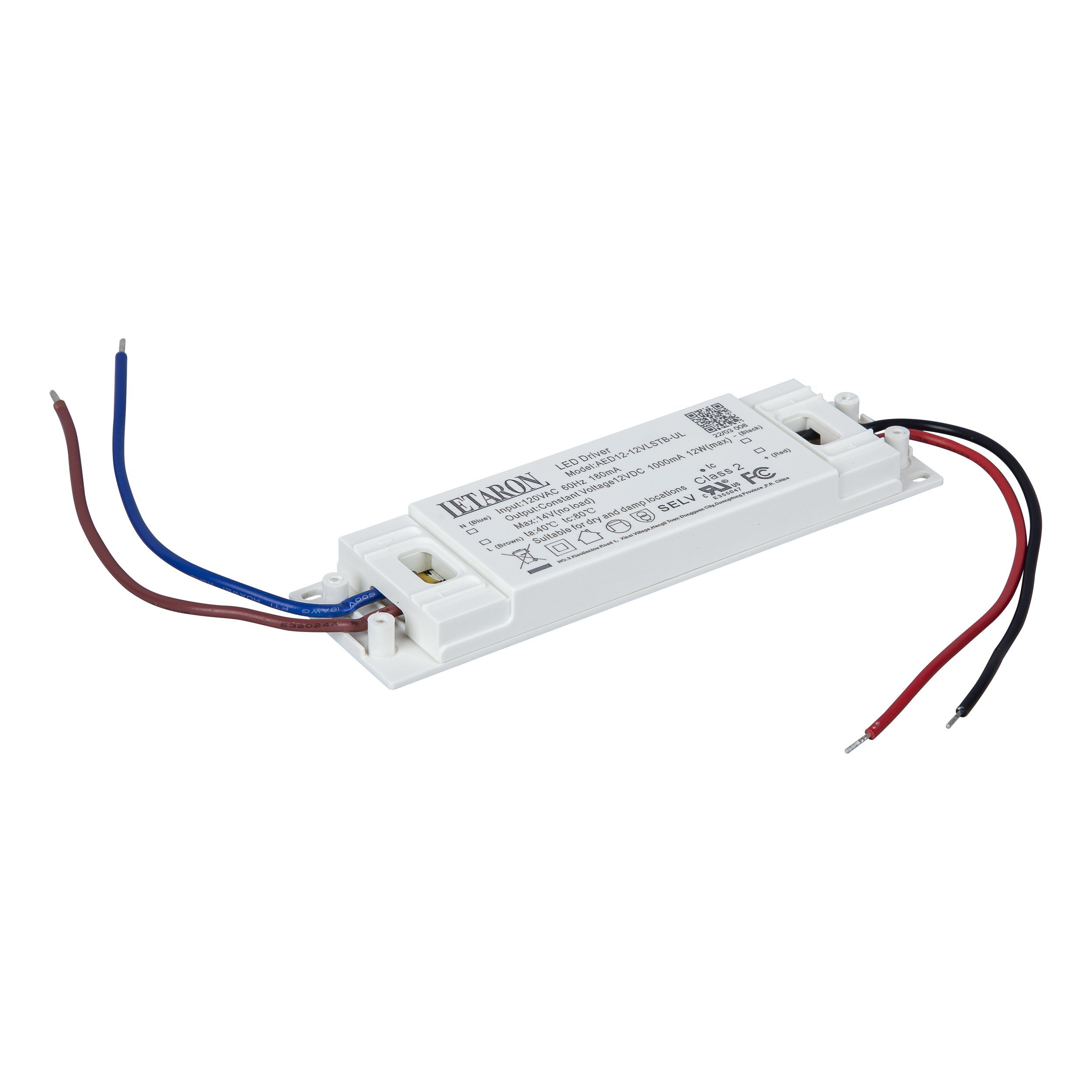 Letaron 12V 12W LED Power Supply Driver For Cabinet Lighting