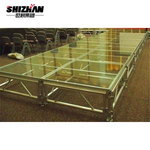 China High Loading Capacity Portable Acrylic Temporary Live Show Stage Floor factory