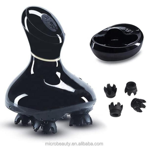 China High Speed Vibration Head Scalp Massager Electric Silicone Hair Scalp Massager factory