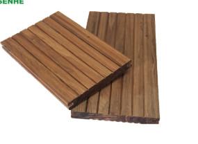 China Co Extrusion Interlock Strand Woven Bamboo Flooring 18mm Thickness Long Life factory