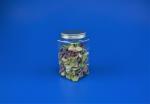 Food Grade Plastic Airtight Storage Jars Transparent Color For Travel