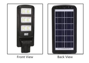 China 60W ABS COB Solar LED Street Light PIR Control Integrated Garden Street Light factory