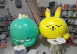 Handmade Fiberglass Cartoon Statues Goog Looking Appearance Custom Size