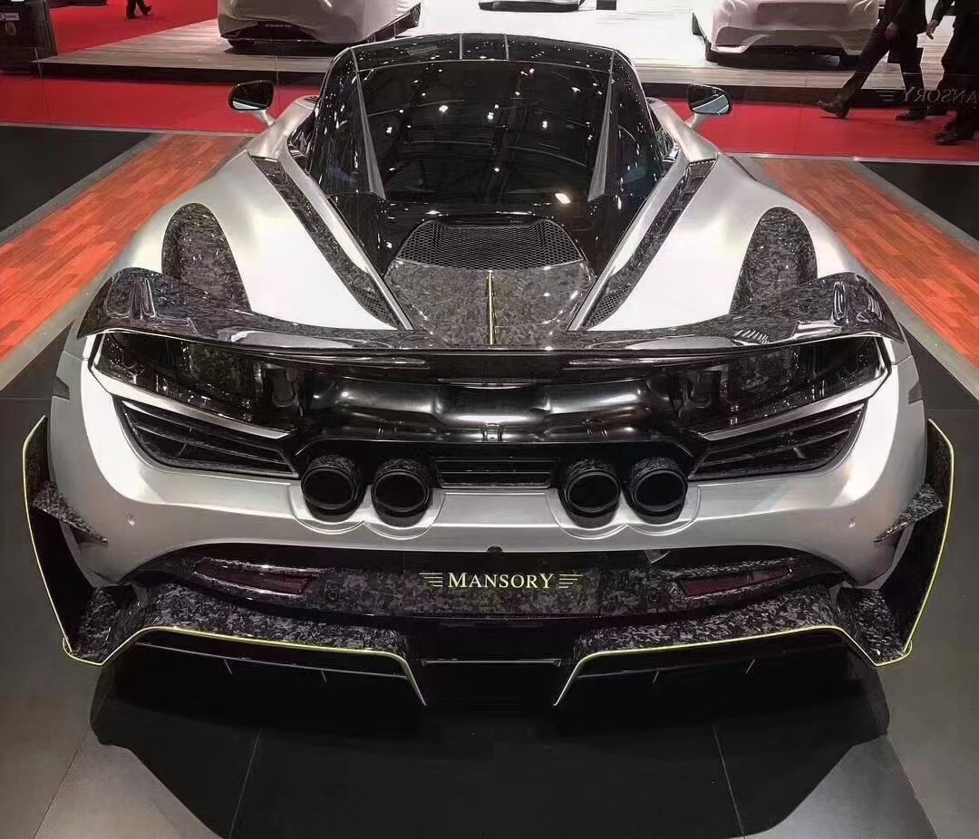 Dry Carbon Fiber for McLaren 720s Carbon Fiber Body Kit 720s Upgraded MSY-style Front and Rear Bumper Spoiler Hood