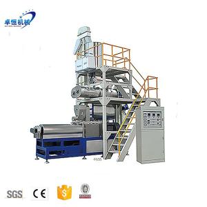 China Grain Flour Raw Material Stainless Steel Twin Screw Extruder for Pet Food Pellet Plant factory