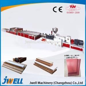 China Jwell energy-saving shapely environmental door sheet extrusion line factory