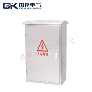 China Exterior Stainless Steel Electrical Box , Electrical Distribution Board Rated Voltage 500V factory