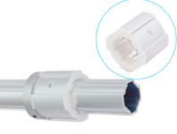 Aluminium Tube Sliding Sleeve Straight Line Mounted OD 28mm AL-18A
