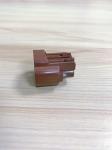 Female Weatherproof Automotive Electrical Connectors 2 Pin Brown Color