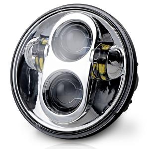 China Waterproof Led Motorcycle Headlight For Harley Davidson 5.75 Inch Round Projector factory