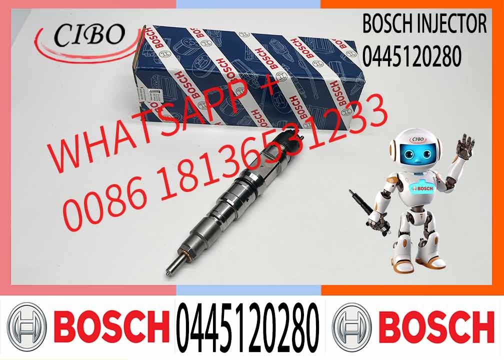 Good Quality Diesel Fuel Common Rail Injector 0445120280 0445 120 280 0 445 120 280 For Cummins Foton