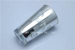 hot sale silver color glass candle holder, candle cup with laser logo wholesale
